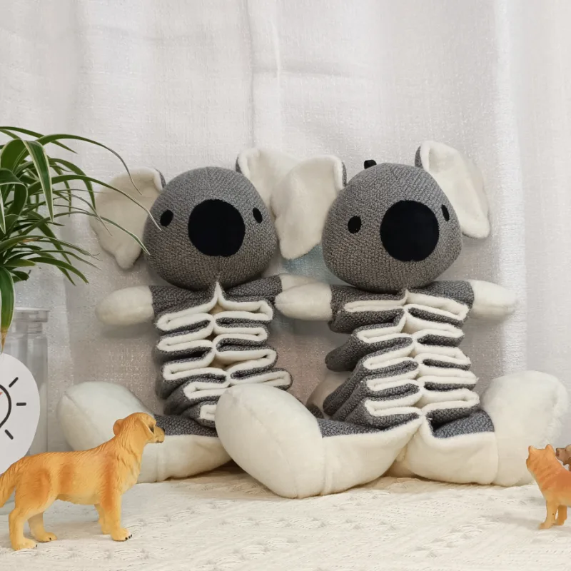 Мачкаща се плюшена играчка за кучета1